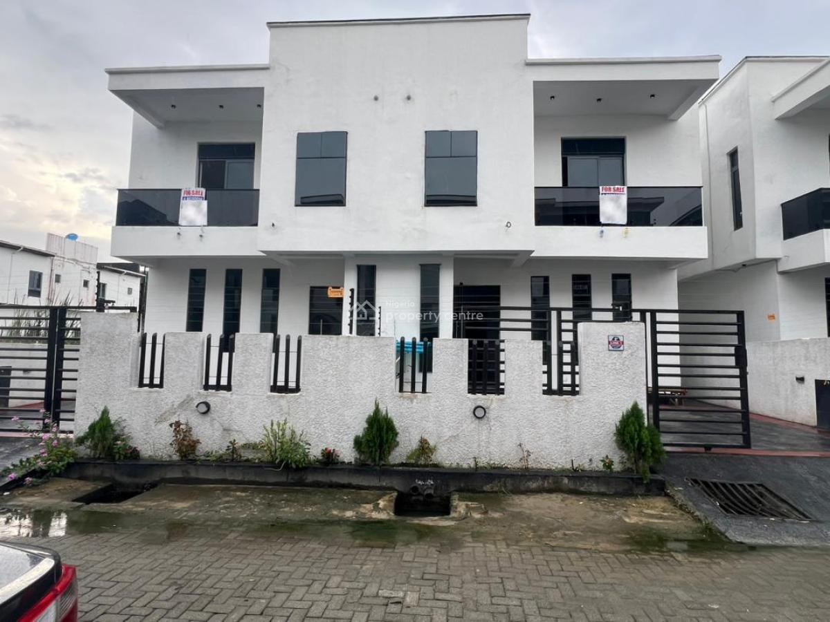 New 4 Bedroom Semi Detached Duplex with Bq, Lekki Palm City Estate, Ajah, Lagos, Semi-detached Duplex for Sale