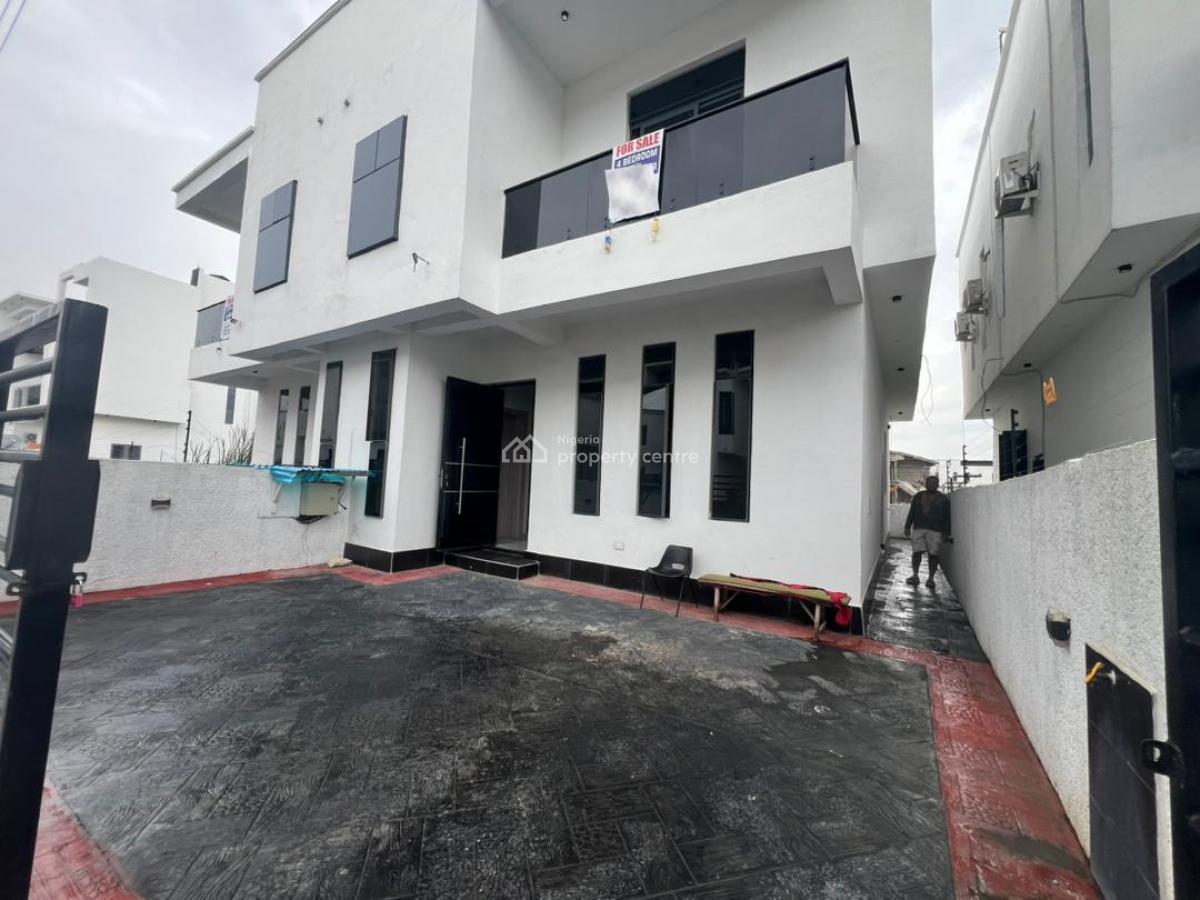 New 4 Bedroom Semi Detached Duplex with Bq, Lekki Palm City Estate, Ajah, Lagos, Semi-detached Duplex for Sale
