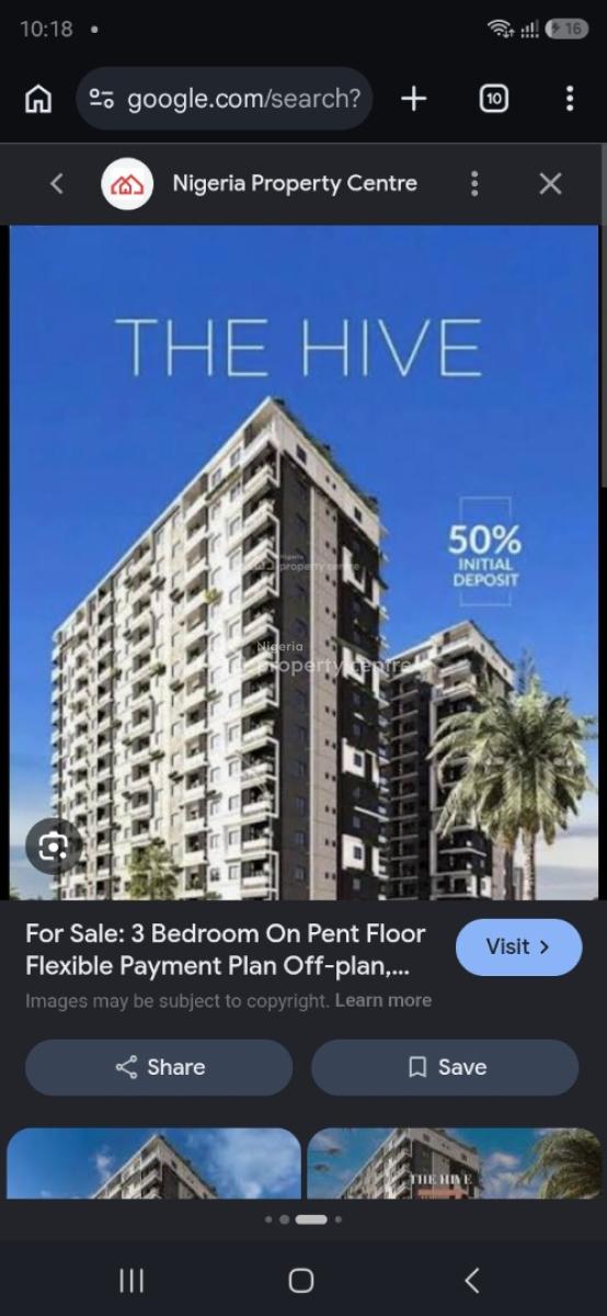 3 Bedroom Flat with Bq, 200sqm, Off Plan Offplan, The Hive, Eko Atlantic City, Lagos, Flat / Apartment for Sale