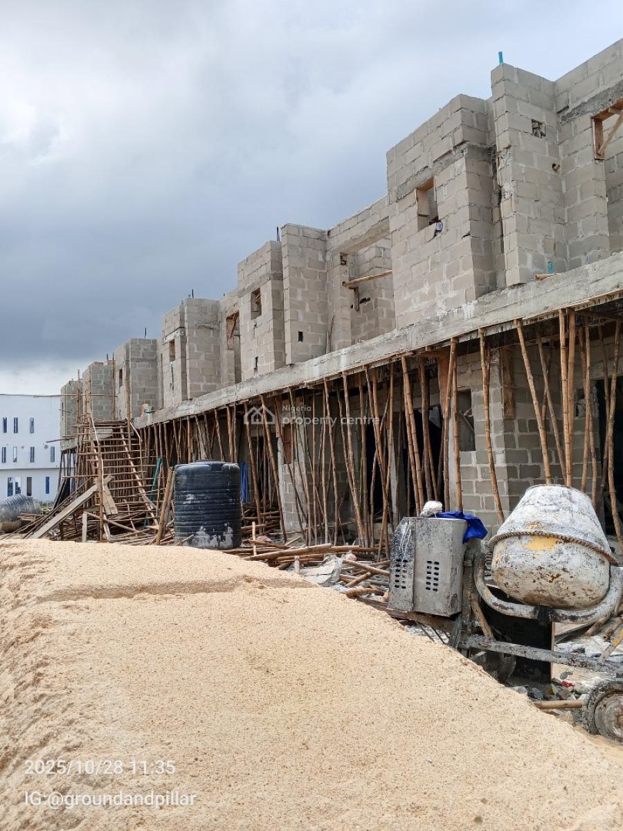 Newly Constructed 3 Bedroom Terrace Duplex with a Bq, Ado Road, Ajah, Ajah, Lagos, Terraced Duplex for Sale