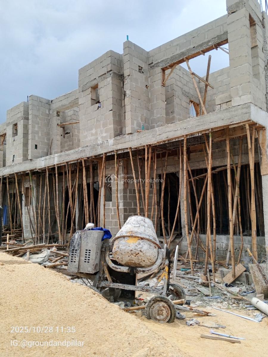 Newly Constructed 3 Bedroom Terrace Duplex with a Bq, Ado Road, Ajah, Ajah, Lagos, Terraced Duplex for Sale