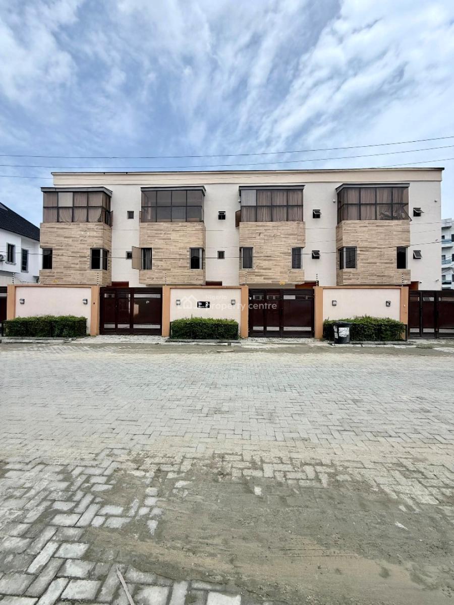 Luxury Very Spacious 4 Bedroom Terrace Duplex with Self Compound, Ikota, Lekki, Lagos, Terraced Duplex for Rent