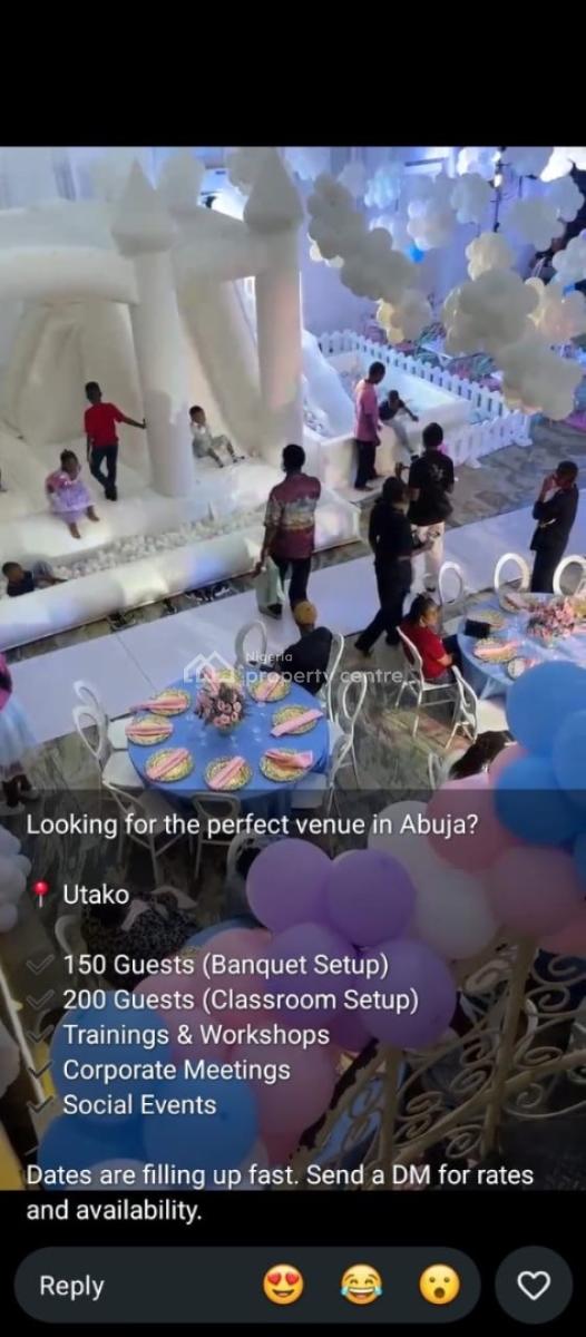 Multipurpose Event Hall, Utako, Abuja, Event Centre / Venue for Rent