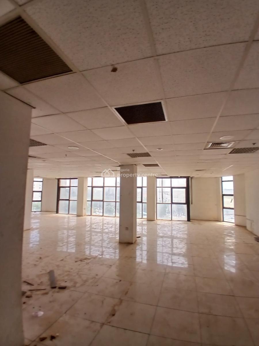 150sqms Serviced Office Space with Acs , Elevator & Central Generator, Central Business District, Abuja, Office Space for Rent