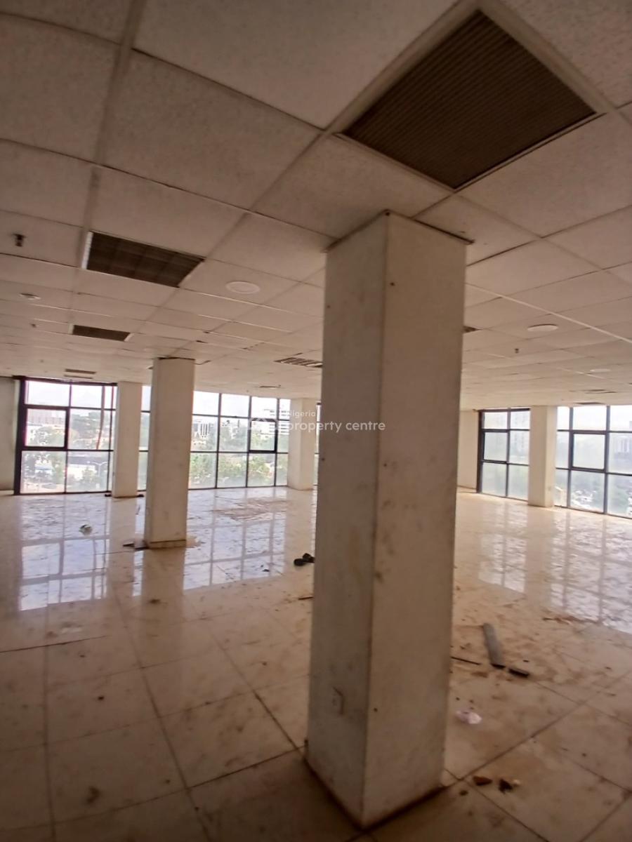 150sqms Serviced Office Space with Acs , Elevator & Central Generator, Central Business District, Abuja, Office Space for Rent