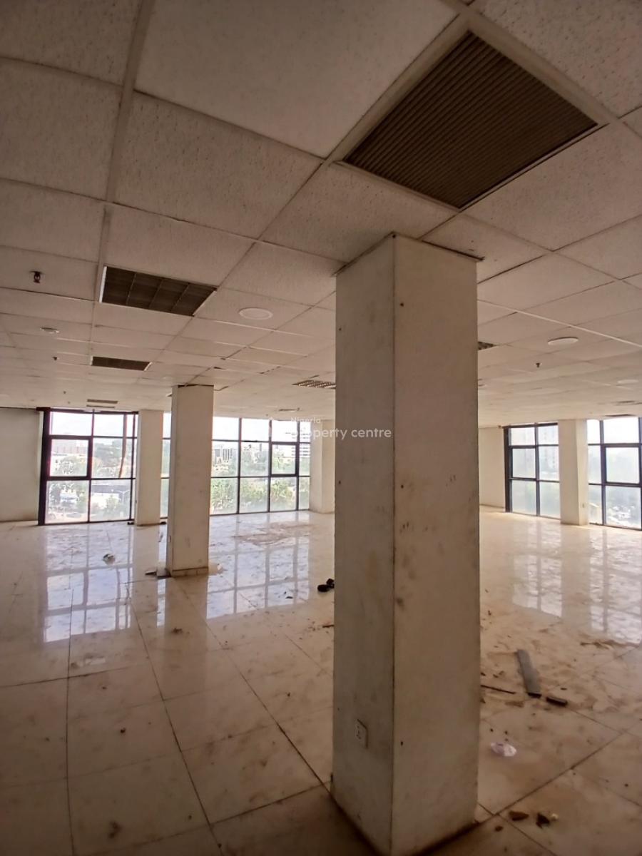 150sqms Serviced Office Space with Acs , Elevator & Central Generator, Central Business District, Abuja, Office Space for Rent