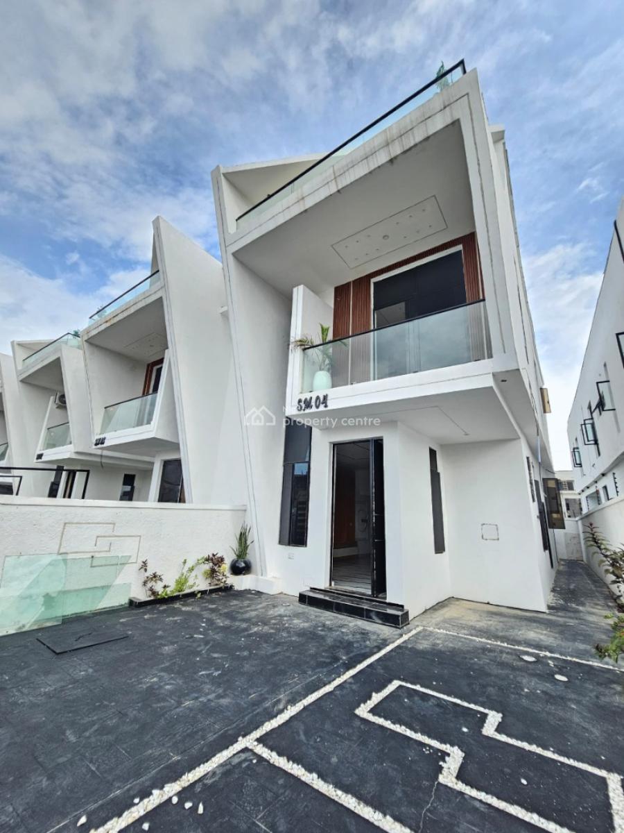 Luxury-finish 4-bedroom Semi-detached Duplex in Self Compound + Bq, Ikota, Lekki, Lagos, Semi-detached Duplex for Sale