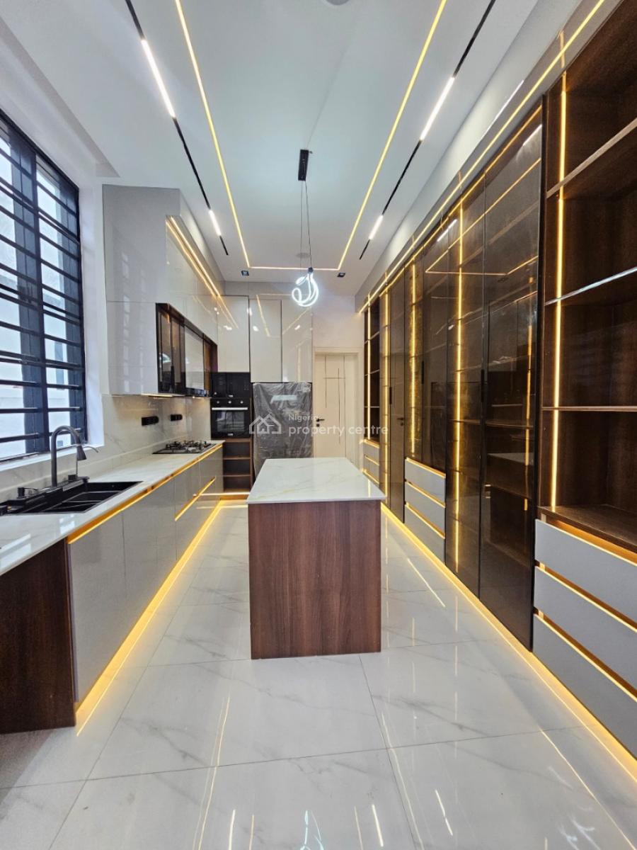 Well-finished 5-bedroom Fully Detached Duplex with Bq and Pool, Ikota, Lekki, Lagos, Detached Duplex for Sale