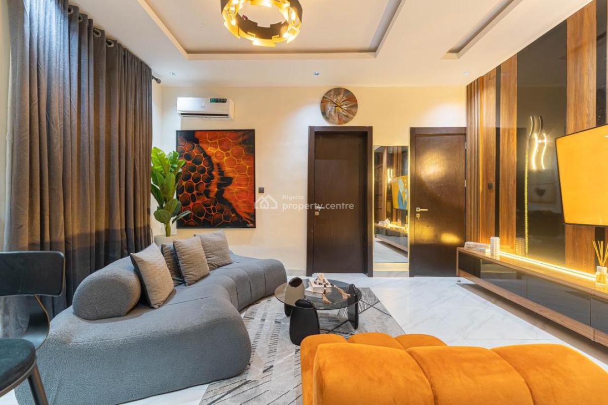 Luxury 2 Bedroom Apartment with Swimming Pool and Gymnasium, Play Ground, Starlink, Smart Lock, Ikate, Lekki, Lagos, Flat / Apartment Short Let