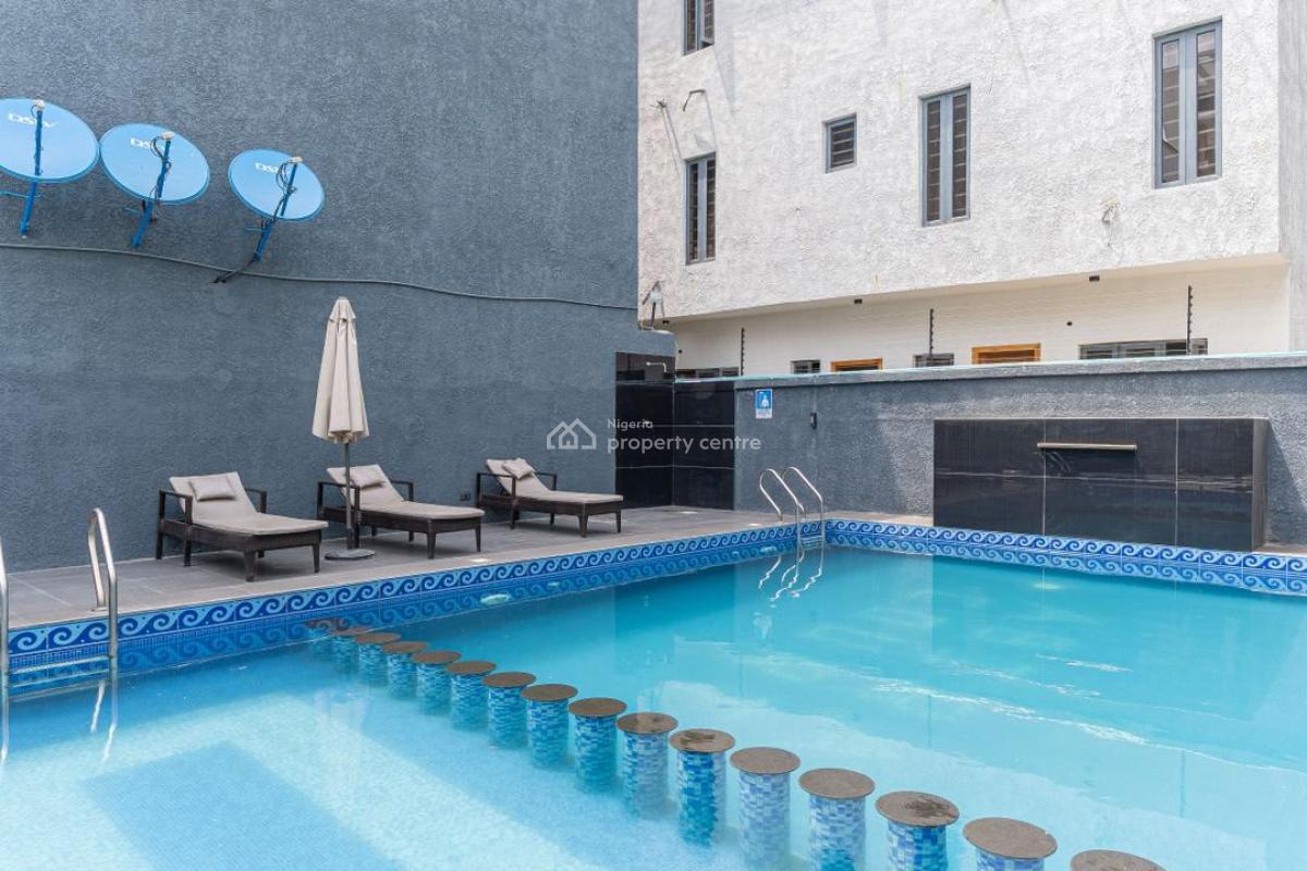 Luxury 2 Bedroom Apartment with Swimming Pool and Gymnasium, Play Ground, Starlink, Smart Lock, Ikate, Lekki, Lagos, Flat / Apartment Short Let