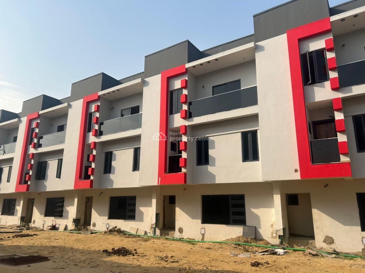 Luxury  and Contemporary 4 Bedroom Terrace with Bq, Mangrove Estate Ogudu Gra Extension, Ogudu, Lagos, Terraced Duplex for Sale
