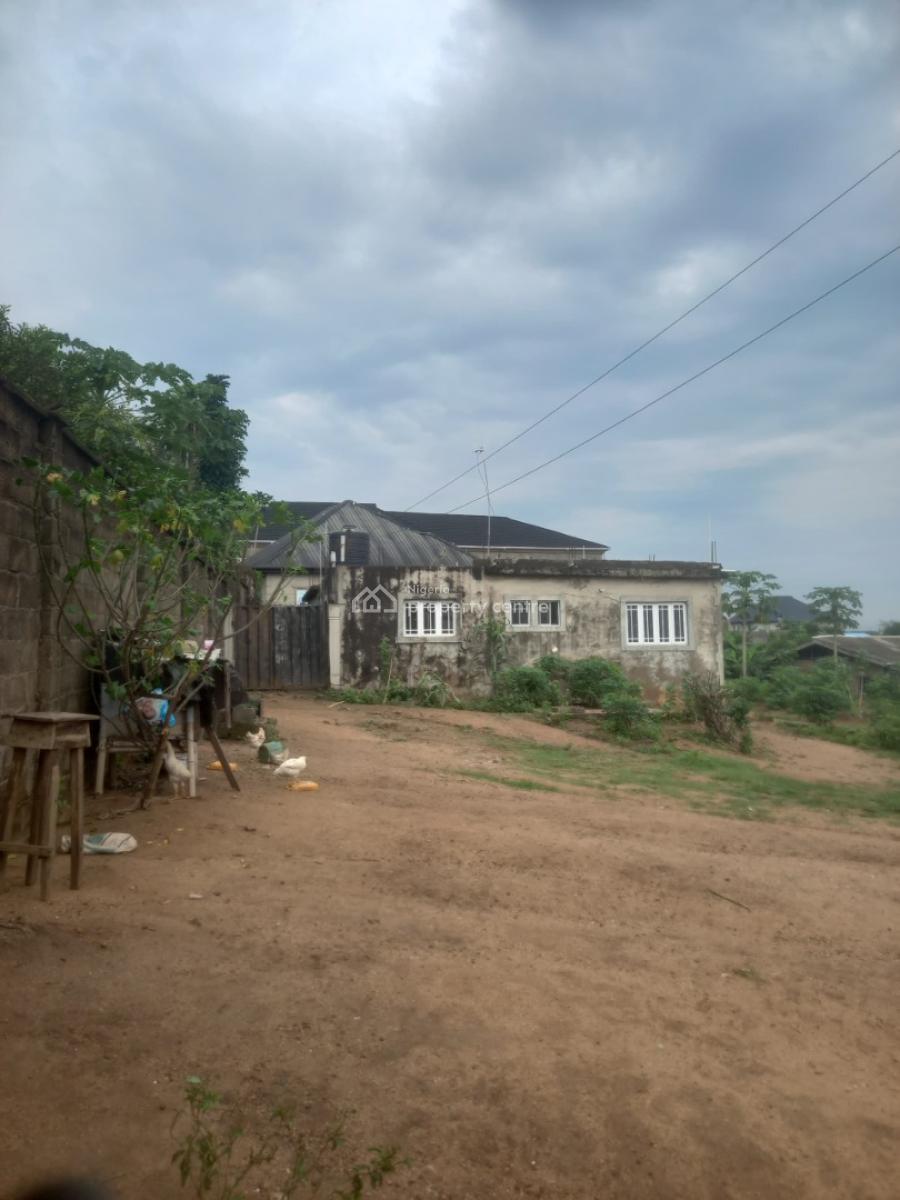2 Bedroom Bungalow on One Plot & Half, Short Drive From Arepo Bus Stop, Olowofela Oke Afa, Magboro, Ogun, Detached Bungalow for Sale