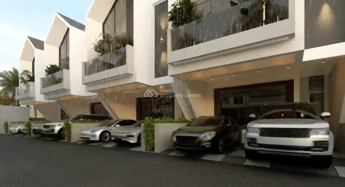 Luxury 3 Bedroom Terrace Duplex Plus Studio Apartment, Atican Beachview Estate, Ajah, Lagos, Terraced Duplex for Sale