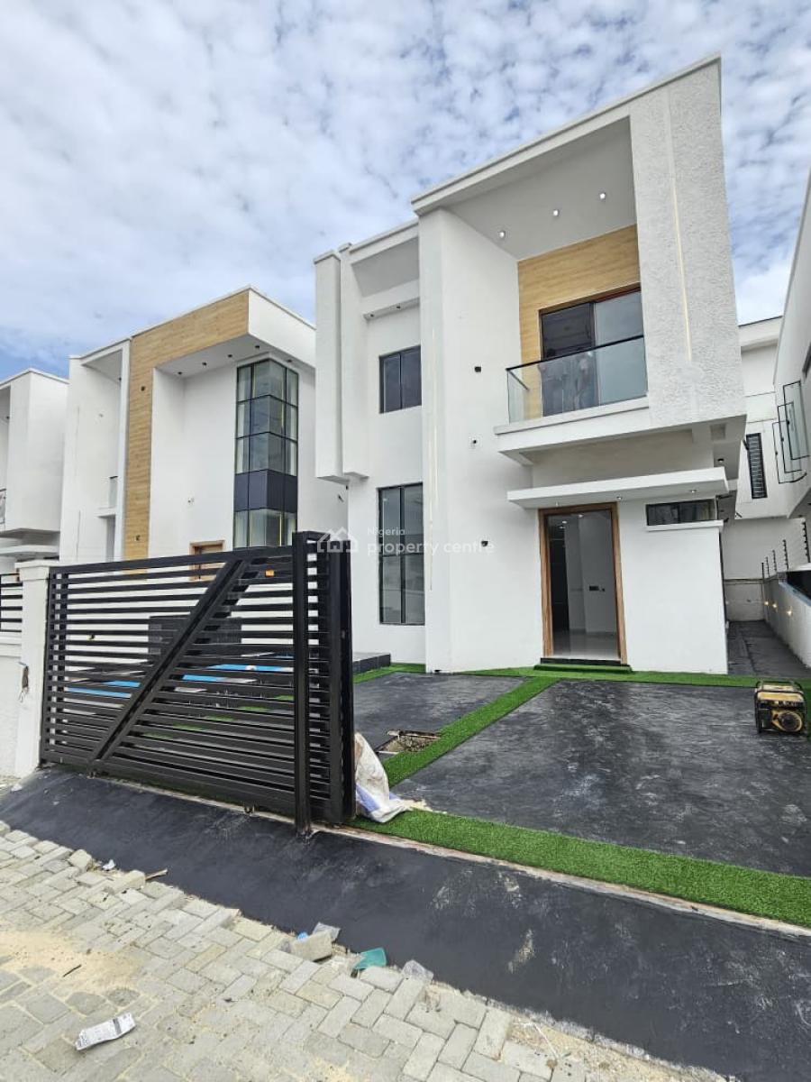 Brand New 4-bedroom Fully Detached Duplex with Bq & Swimming Pool, Chevron, Lekki, Lagos, Detached Duplex for Sale