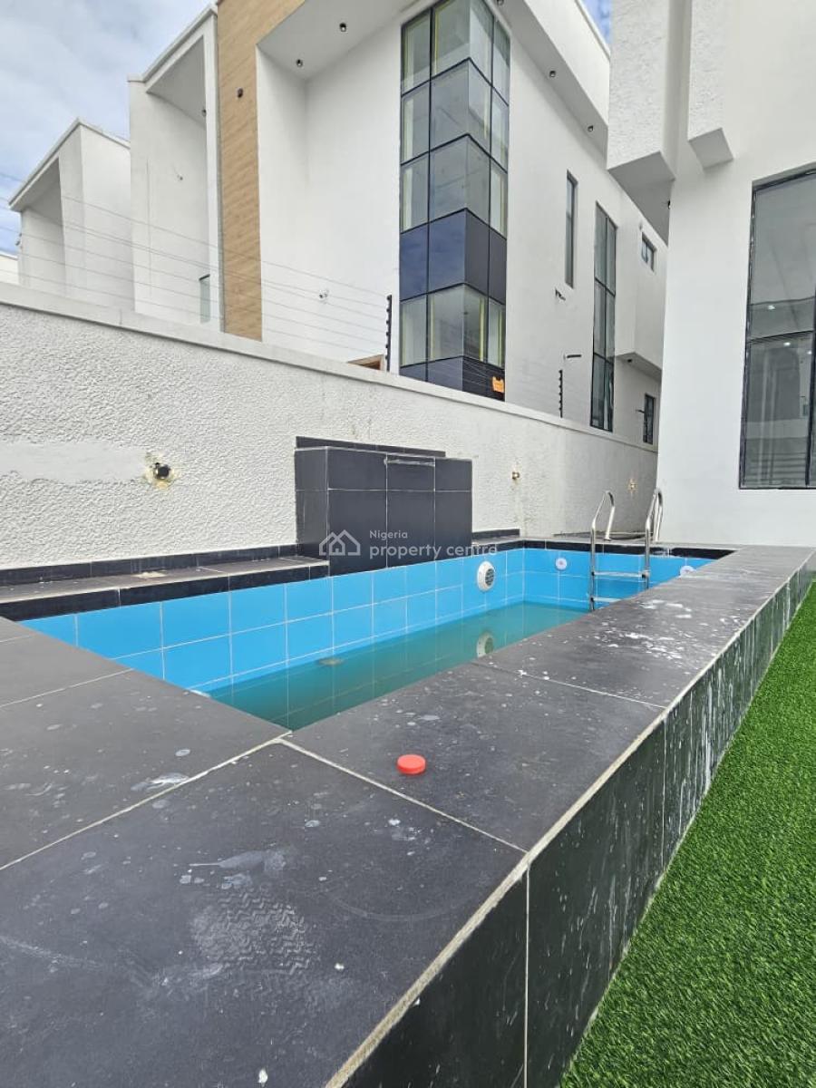 Brand New 4-bedroom Fully Detached Duplex with Bq & Swimming Pool, Chevron, Lekki, Lagos, Detached Duplex for Sale