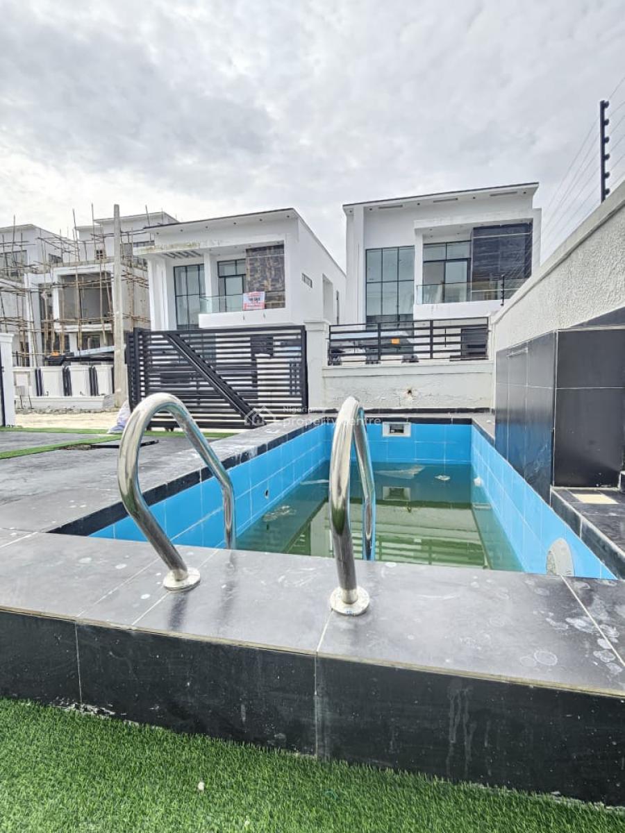Brand New 4-bedroom Fully Detached Duplex with Bq & Swimming Pool, Chevron, Lekki, Lagos, Detached Duplex for Sale