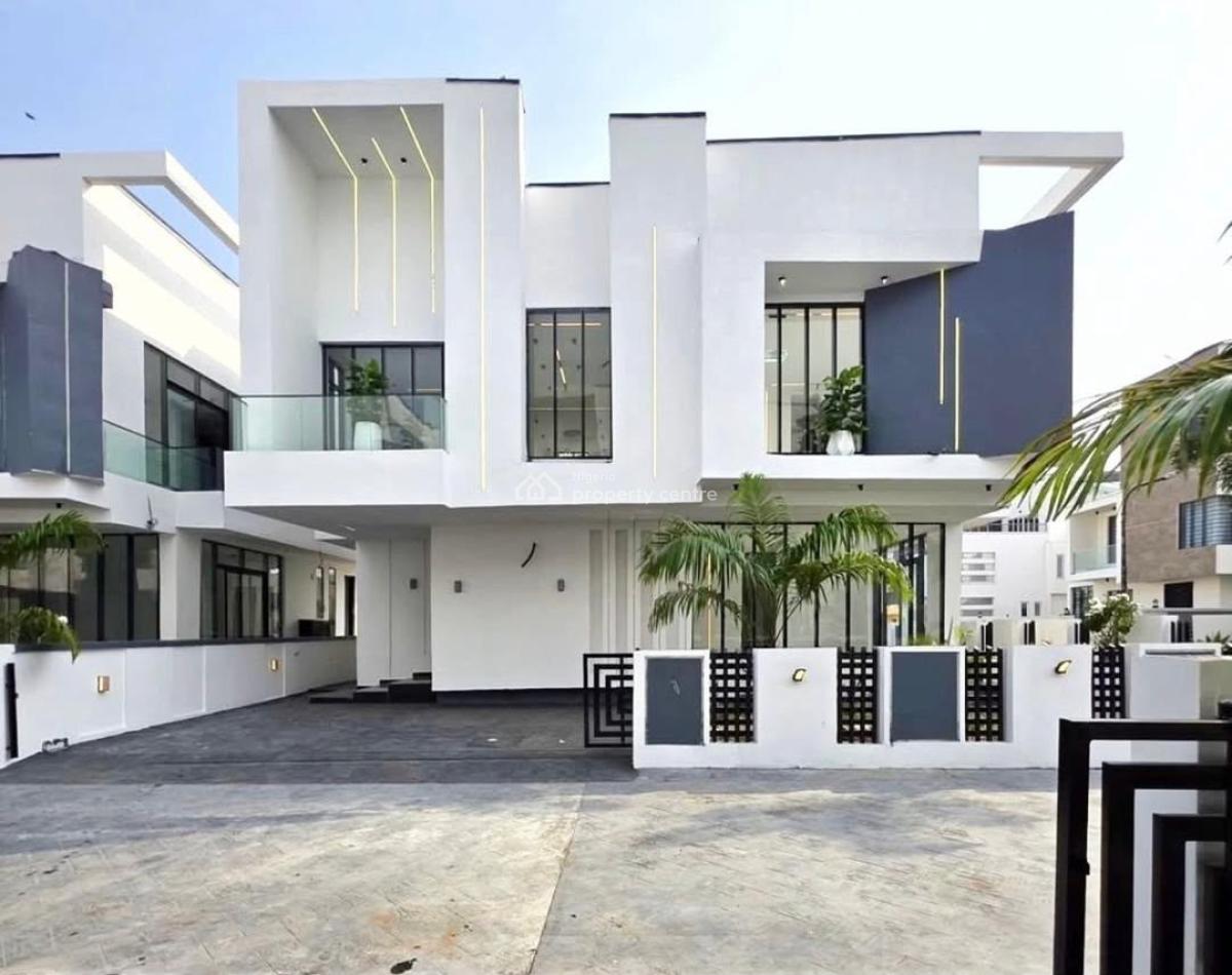 5 Bedrooms Fully Detached Duplex, Hampton Lake, Chevron Drive, Lekki, Lagos, Detached Duplex for Sale