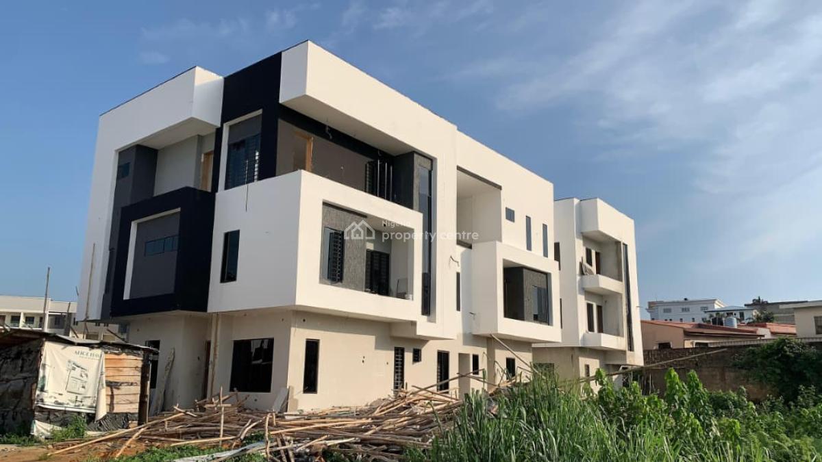 Newly Built 4 Bedroom Semi Detached  Hose with Bq, Awuse Estate, Opebi, Ikeja, Lagos, Semi-detached Duplex for Sale