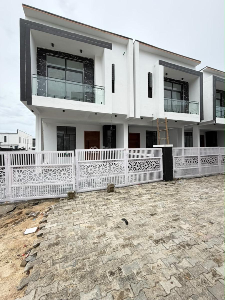 Newly Built Modern 4 Bedroom Semi Detached Duplex with Bq, Ikota, Lekki, Lagos, Semi-detached Duplex for Sale
