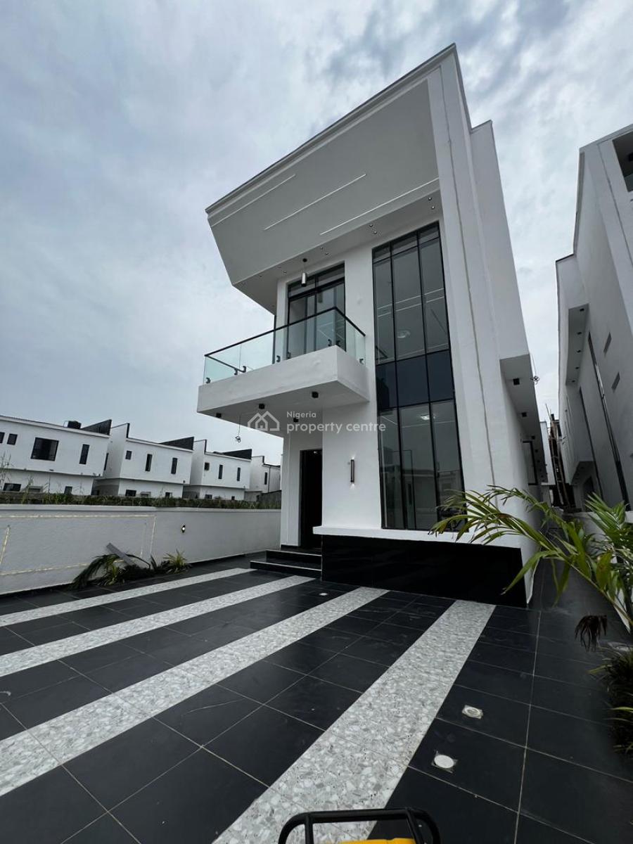 Luxuriously Fitted 5 Bedroom Fully Detached with Pool & Bq, Ajah, Lagos, Detached Duplex for Sale