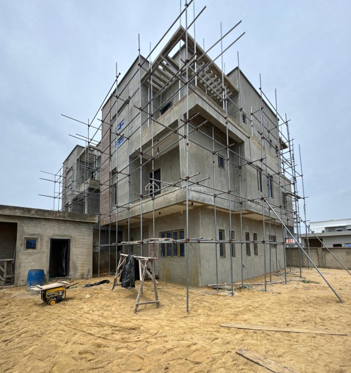 Newly Built 5 Bedroom Fully Detached Duplex with Bq, Surulere, Lagos, Detached Duplex for Sale