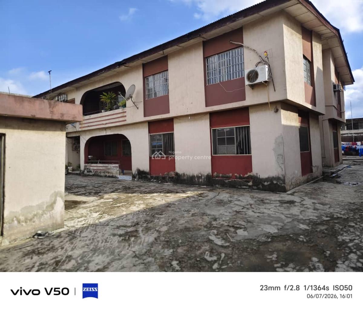 2 Blocks of Redevelopable/refurbishable 1-storey Building,, Off Ago Palace Way, Okota, Isolo, Lagos, Mixed-use Land for Sale