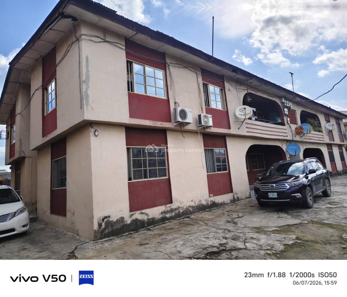 2 Blocks of Redevelopable/refurbishable 1-storey Building,, Off Ago Palace Way, Okota, Isolo, Lagos, Mixed-use Land for Sale