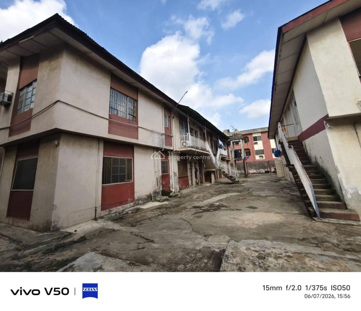 2 Blocks of Redevelopable/refurbishable 1-storey Building,, Off Ago Palace Way, Okota, Isolo, Lagos, Mixed-use Land for Sale