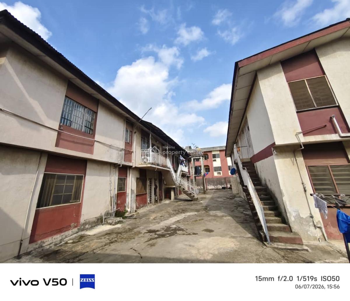 2 Blocks of Redevelopable/refurbishable 1-storey Building,, Off Ago Palace Way, Okota, Isolo, Lagos, Mixed-use Land for Sale