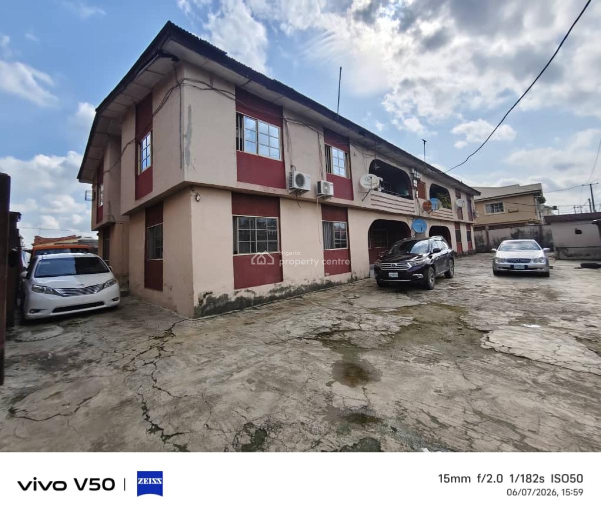 2 Blocks of Redevelopable/refurbishable 1-storey Building,, Off Ago Palace Way, Okota, Isolo, Lagos, Mixed-use Land for Sale
