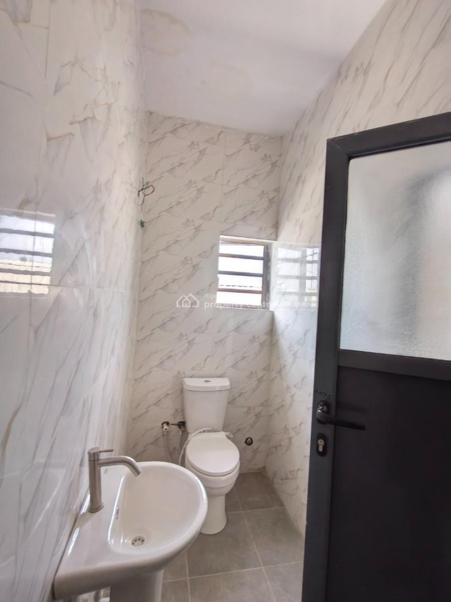 Smart Spacious Newly Built 2 Bedrooms Apartment Upstairs, in a Very Good Power Supply Estate Ogombo at Abraham Adesanya Axis, Aj, Ajah, Lagos, Flat / Apartment for Rent