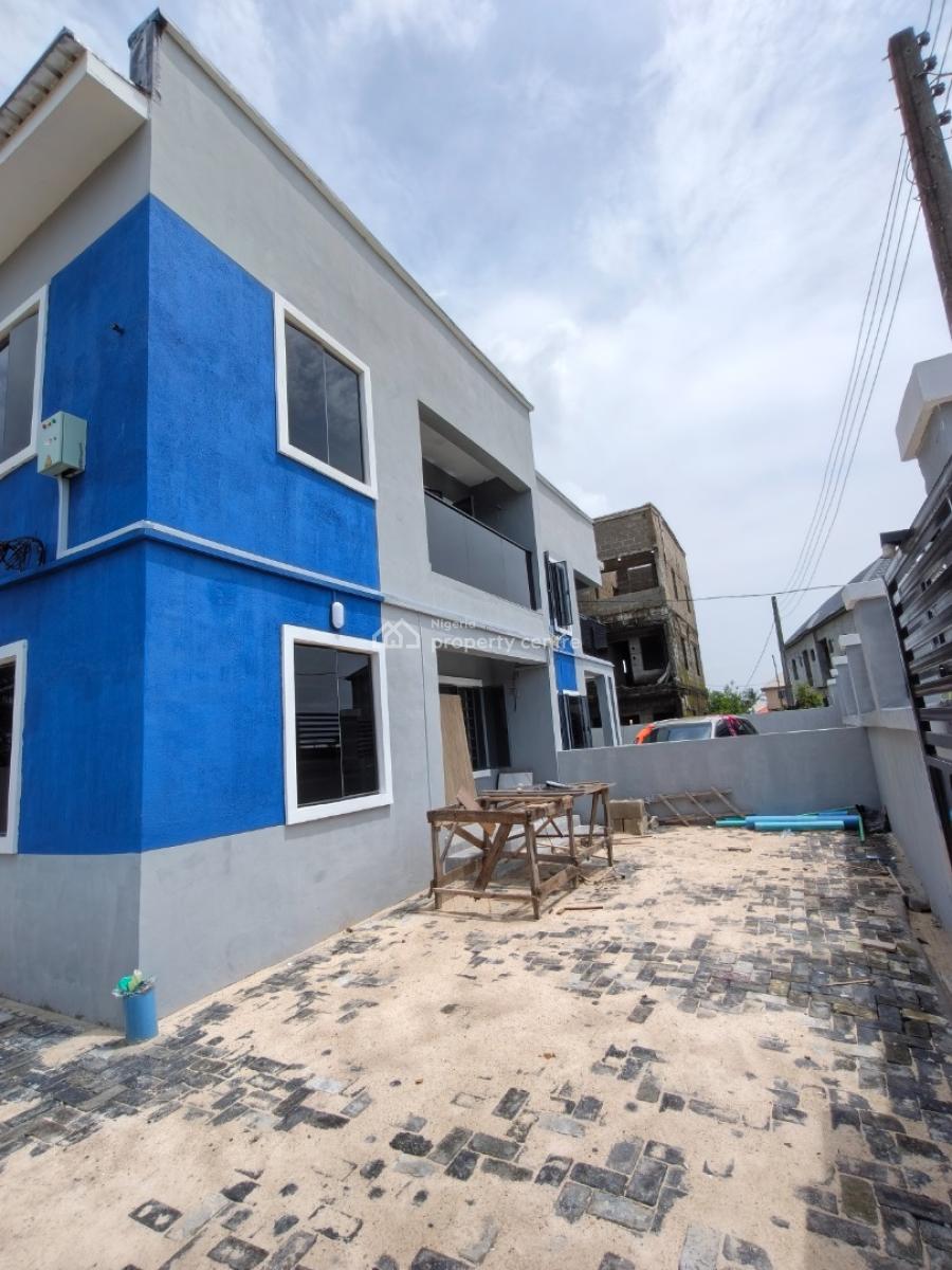 Smart Spacious Newly Built 2 Bedrooms Apartment Upstairs, in a Very Good Power Supply Estate Ogombo at Abraham Adesanya Axis, Aj, Ajah, Lagos, Flat / Apartment for Rent