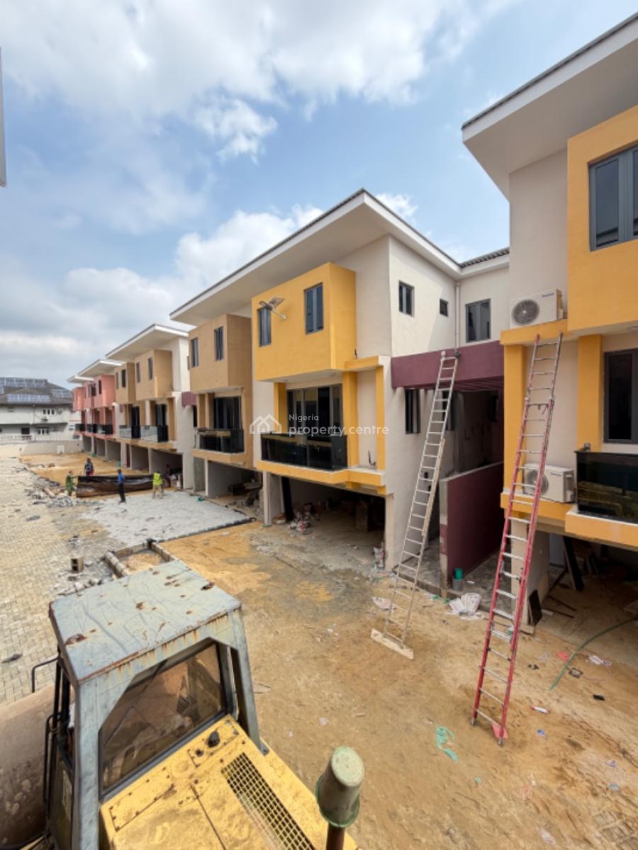 Newly Built 4 Bedrooms Terrace - Duplex with Bq, Adeniyi Jones, Ikeja, Lagos, Terraced Duplex for Sale