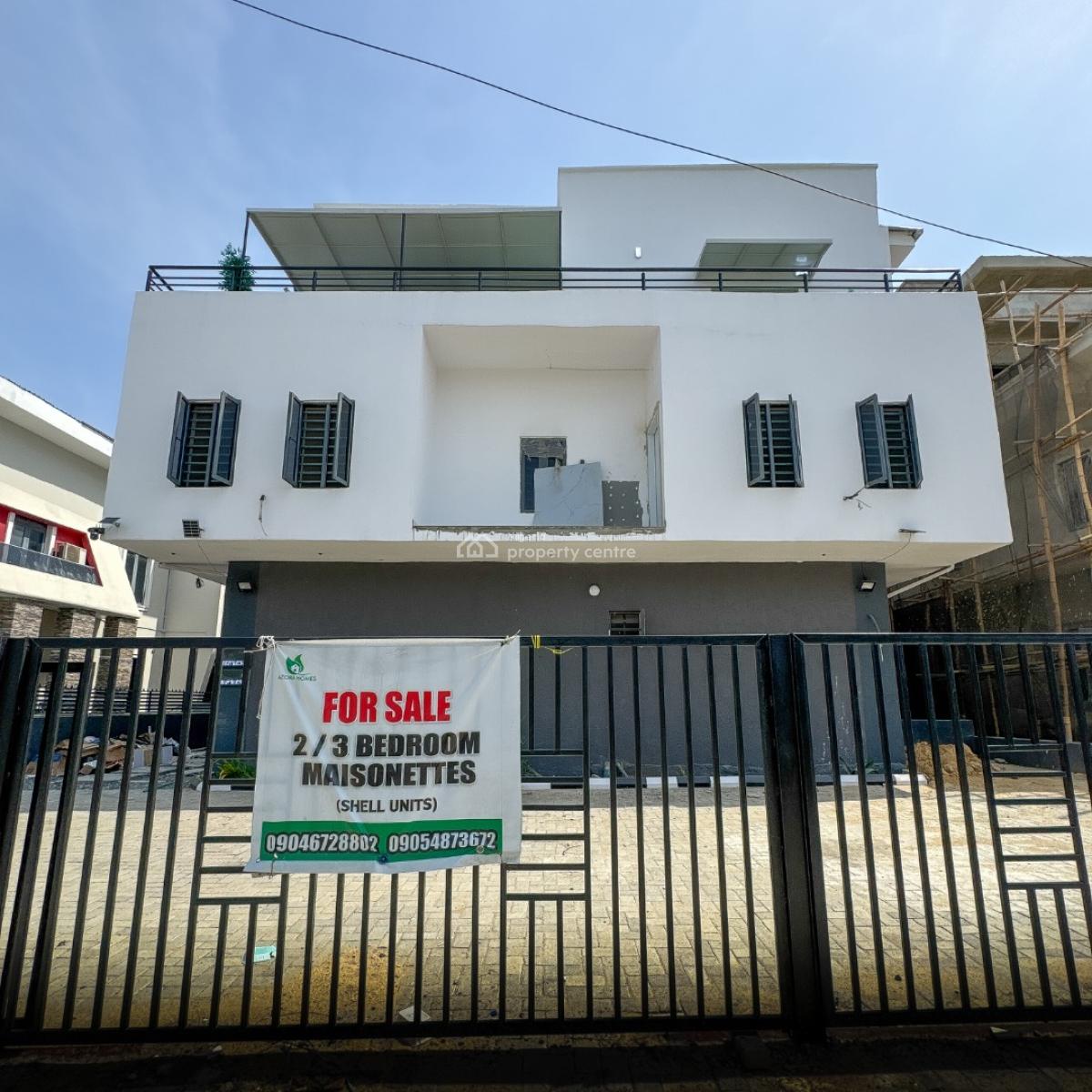 Three Bedroom Maisonettes, Ocean Bay Estate, Lekki, Lagos, House for Sale