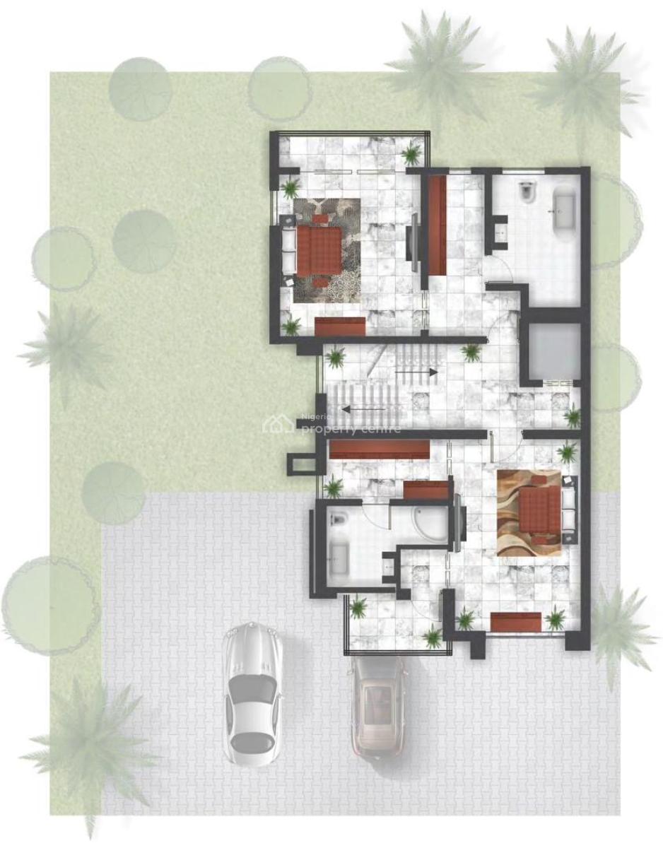 6 Bedroom Semi-detached Duplex with Bq, Jabi, Abuja, Semi-detached Duplex for Sale