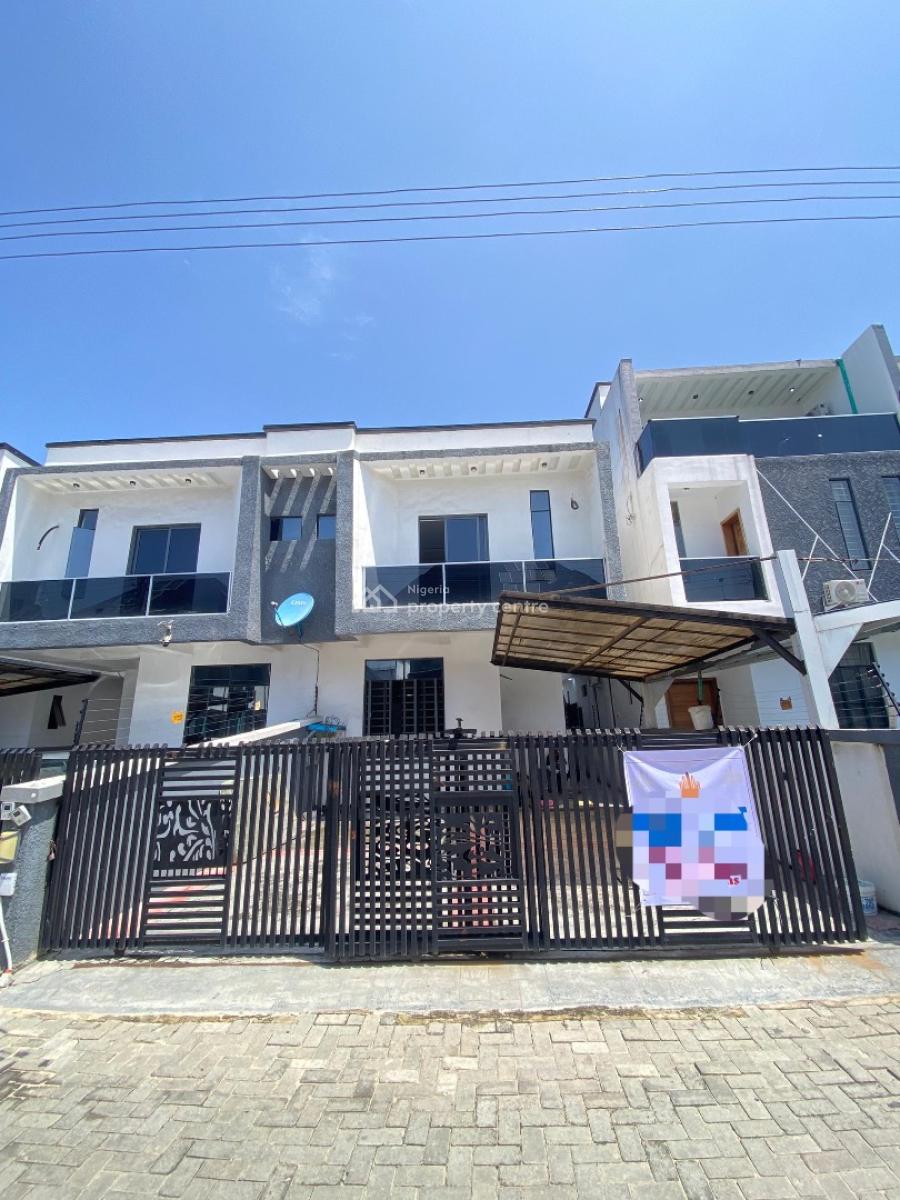 Spacious 4 Bedroom Modern Semi Detached Duplex with Bq Available, Chevron Toll Gate, Lekki, Lagos, Semi-detached Duplex for Rent