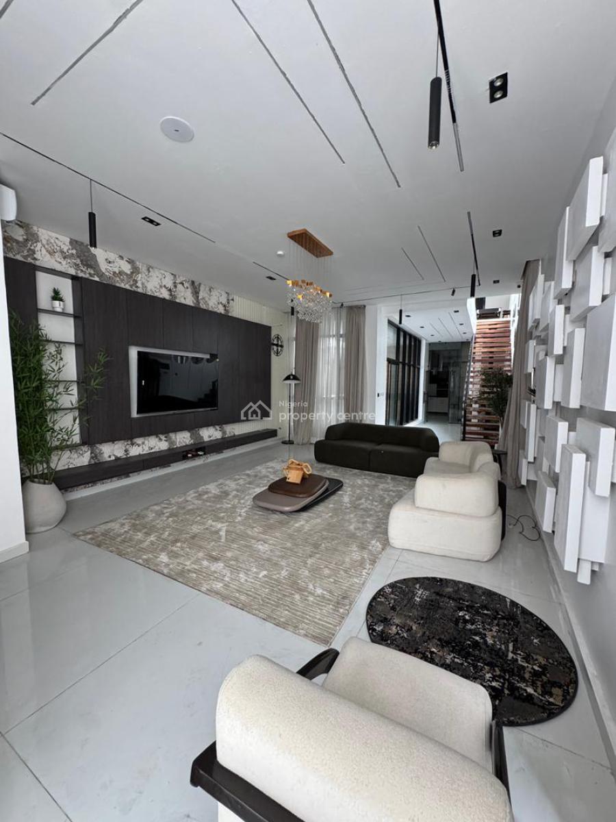 Furnished , Luxury 5  Bedroom Detached Duplex with Swimming Pool ,bq., Within a Call to Access Estate in Chevron, Lekki, Lagos, Detached Duplex for Sale