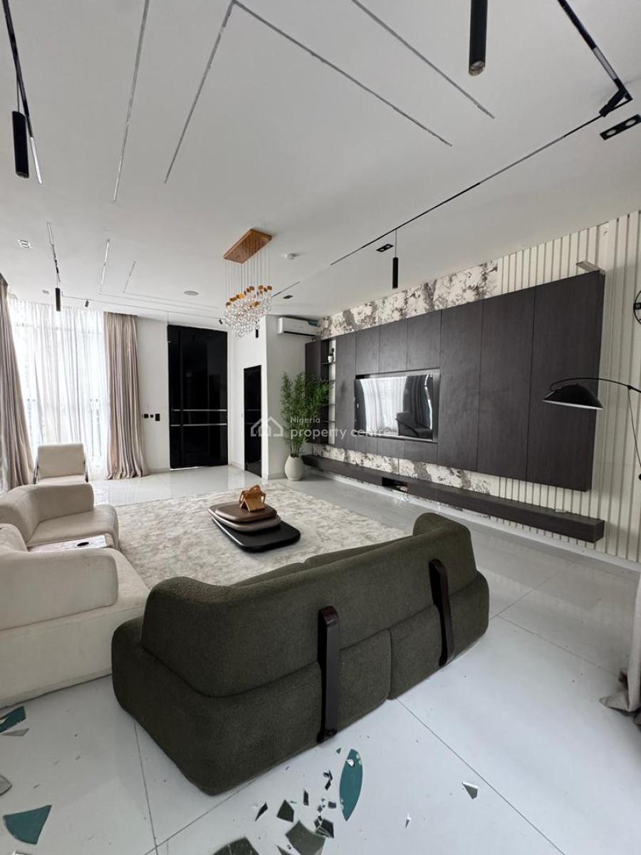 Furnished , Luxury 5  Bedroom Detached Duplex with Swimming Pool ,bq., Within a Call to Access Estate in Chevron, Lekki, Lagos, Detached Duplex for Sale