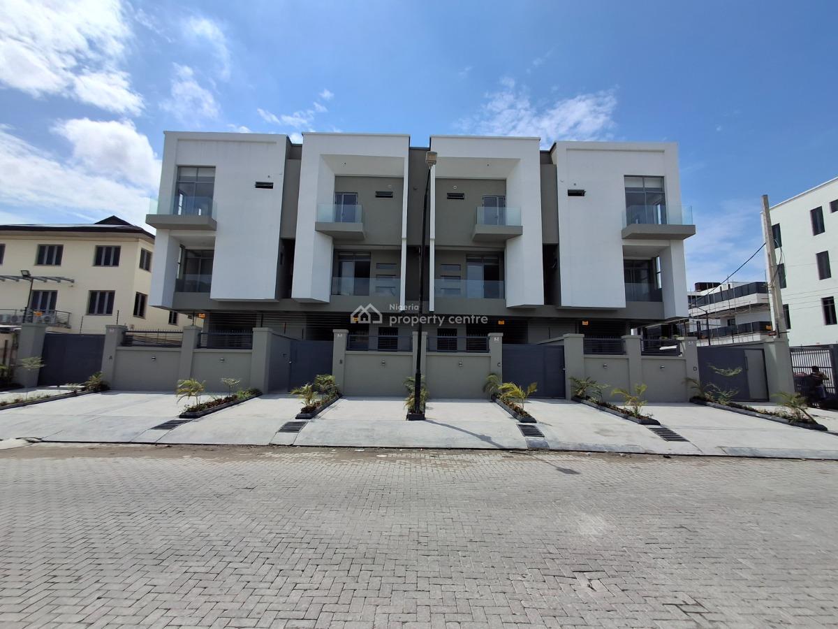 Self Compound 3 Bedroom Terrace with Bq, Lekki Phase 1, Lekki, Lagos, House for Sale