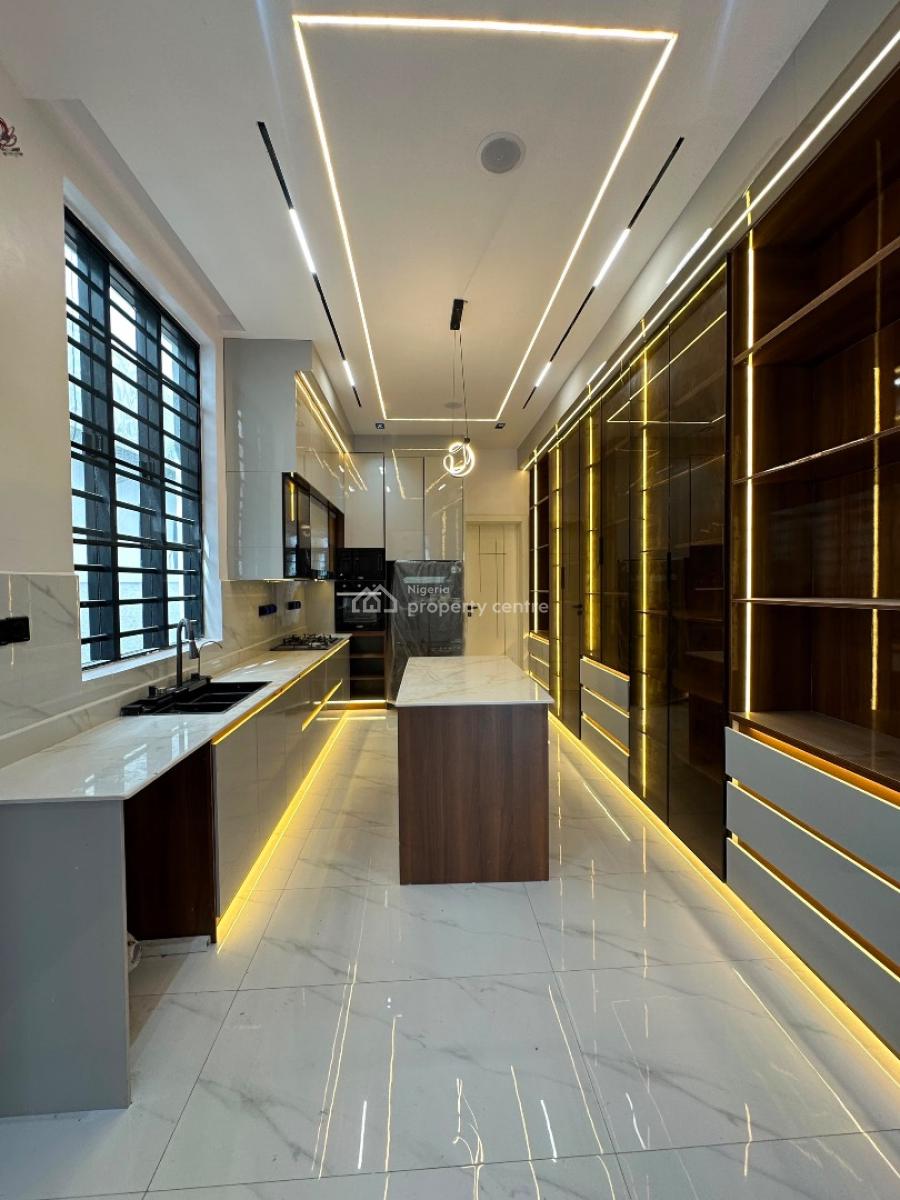 Outstanding Spacious Luxury 5 Bedroom Fully Detached Duplex with a Bq, Beautiful Family Friendly Home Within a Decent Estate, Ikota, Lekki, Lagos, Detached Duplex for Sale