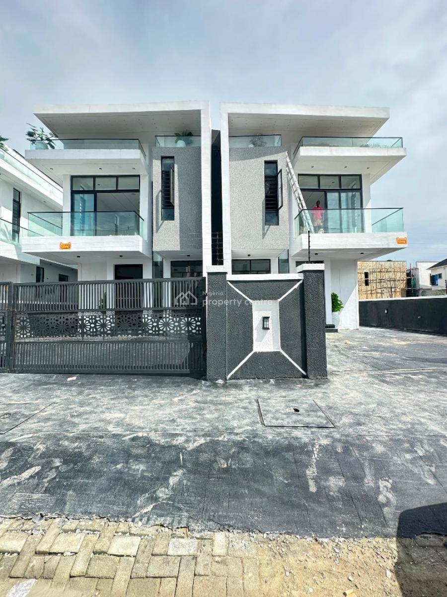 Premium, Best Buy 4 Bedroom Semi Detached Duplex with Bq, Newly Built, Self Compound, Family Friendly Estate, Ikota, Lekki, Lagos, Semi-detached Duplex for Sale