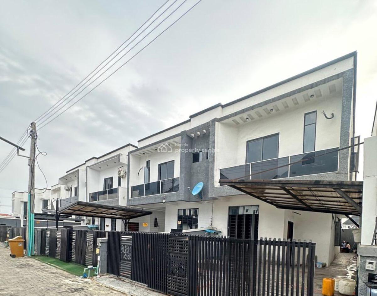 4 Bedroom Terrace Duplex, Second Toll Gate, Lagos, Lekki, Lagos, Semi-detached Duplex for Rent