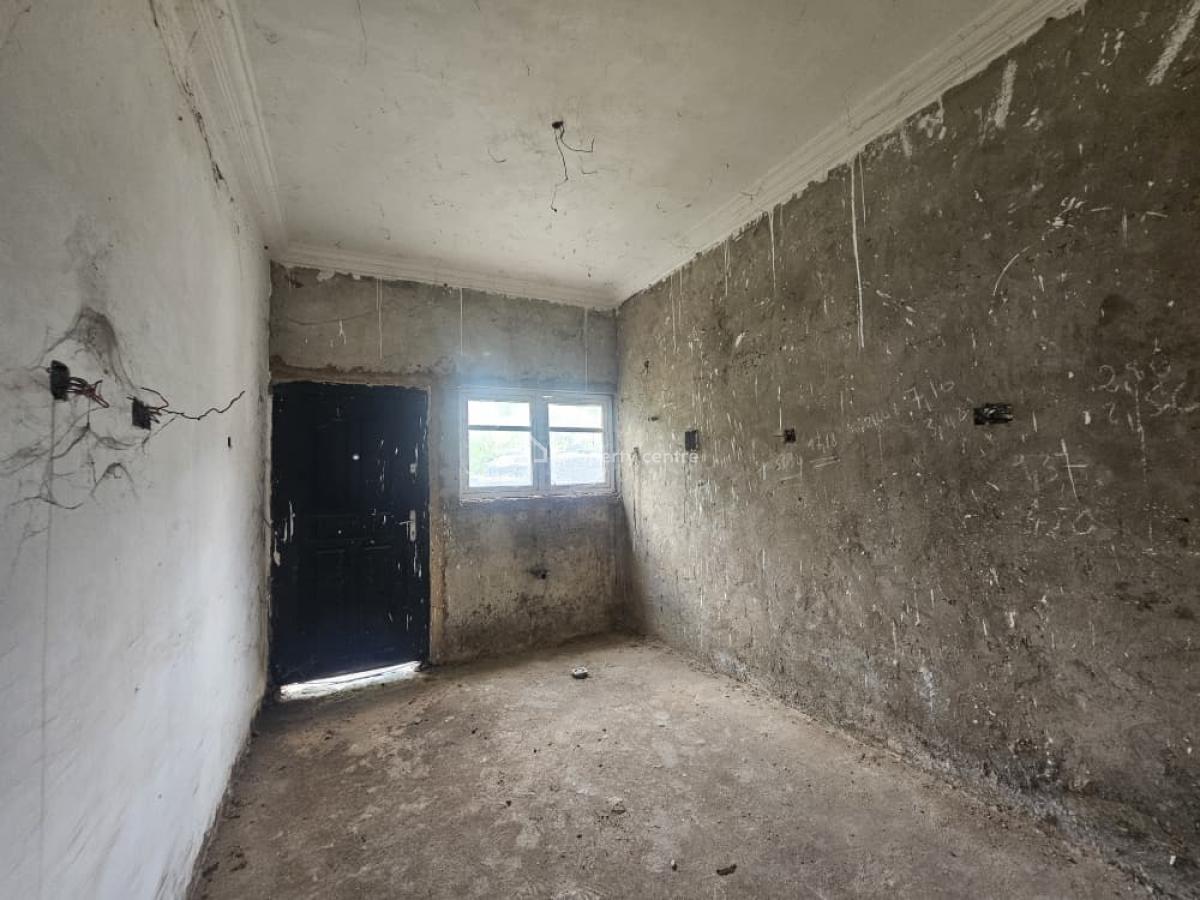 4 Bedroom Duplex with Bq (carcass) in a Secured Estate, Orange Valley Estate, Oke-mosan, Abeokuta South, Ogun, Semi-detached Duplex for Sale