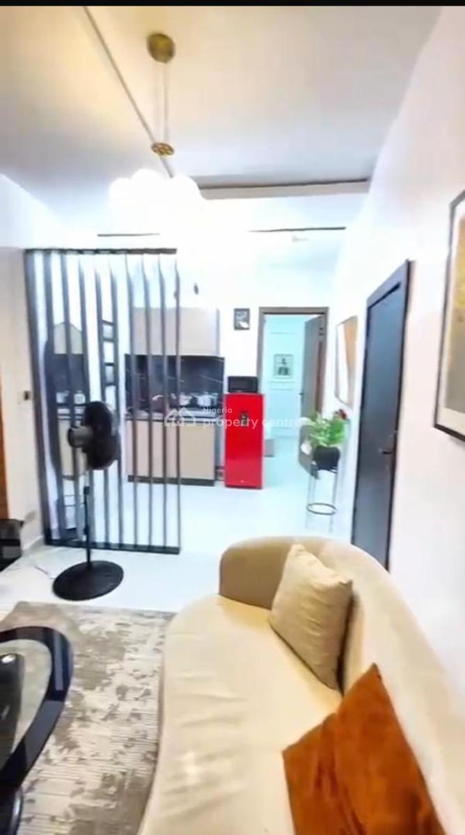 Fully Furnished and Serviced 1 Bedroom Upstairs(video Available, Lekki Conservation, Lekki, Lagos, Mini Flat (room and Parlour) for Rent