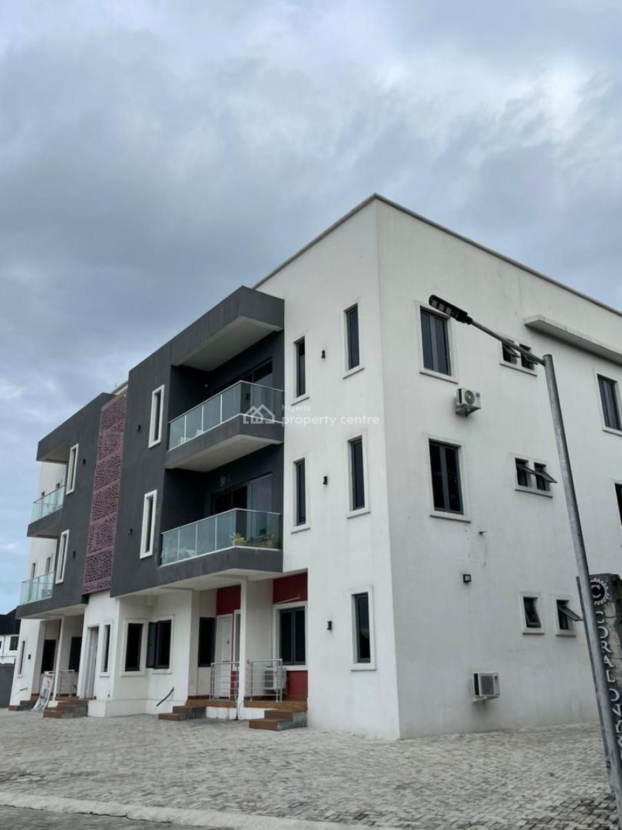 3 Bedroom Apartment with Bq and 24 Hours Power Supply  and Pool, Lekki Conservation, Lekki, Lagos, Flat / Apartment for Rent