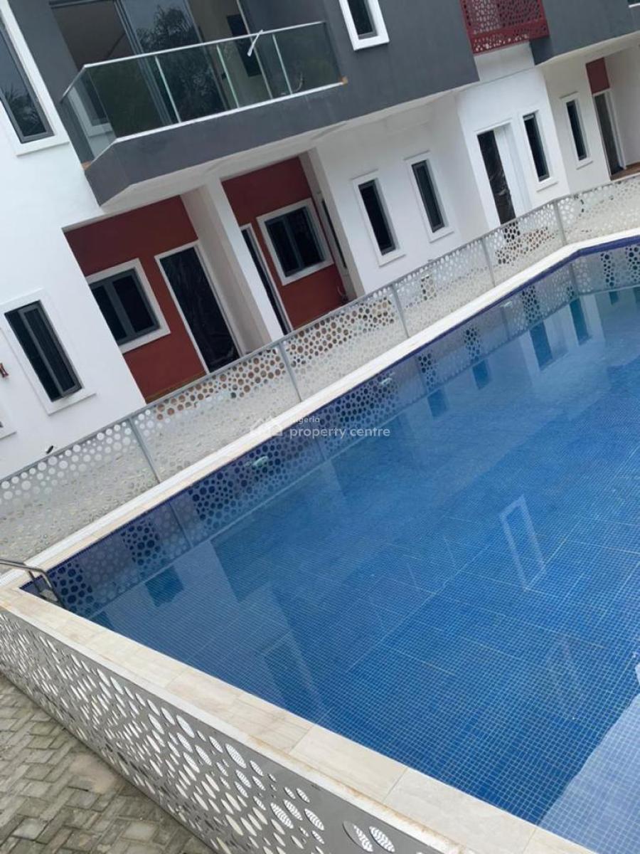 3 Bedroom Apartment with Bq and 24 Hours Power Supply  and Pool, Lekki Conservation, Lekki, Lagos, Flat / Apartment for Rent
