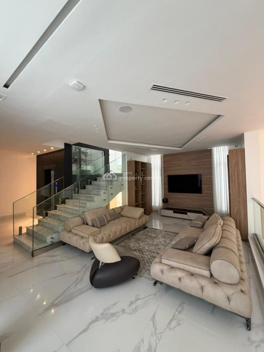 Contemporary 5 Bedroom Detached Duplex Fully Powerd By Solar, Osapa-london, Lekki, Lagos, Detached Duplex for Sale