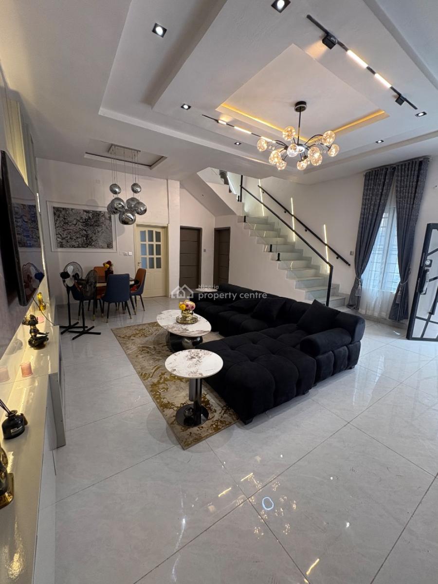 Luxury Fully Furnished 4 Bedroom with High End Kitchen, Thomas Estate, Ajah, Lagos, Semi-detached Duplex for Rent