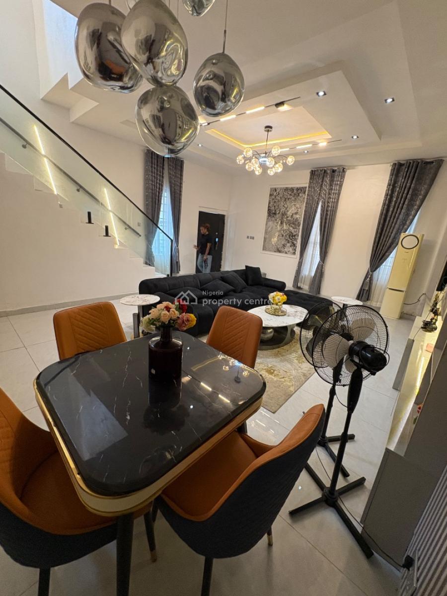 Luxury Fully Furnished 4 Bedroom with High End Kitchen, Thomas Estate, Ajah, Lagos, Semi-detached Duplex for Rent