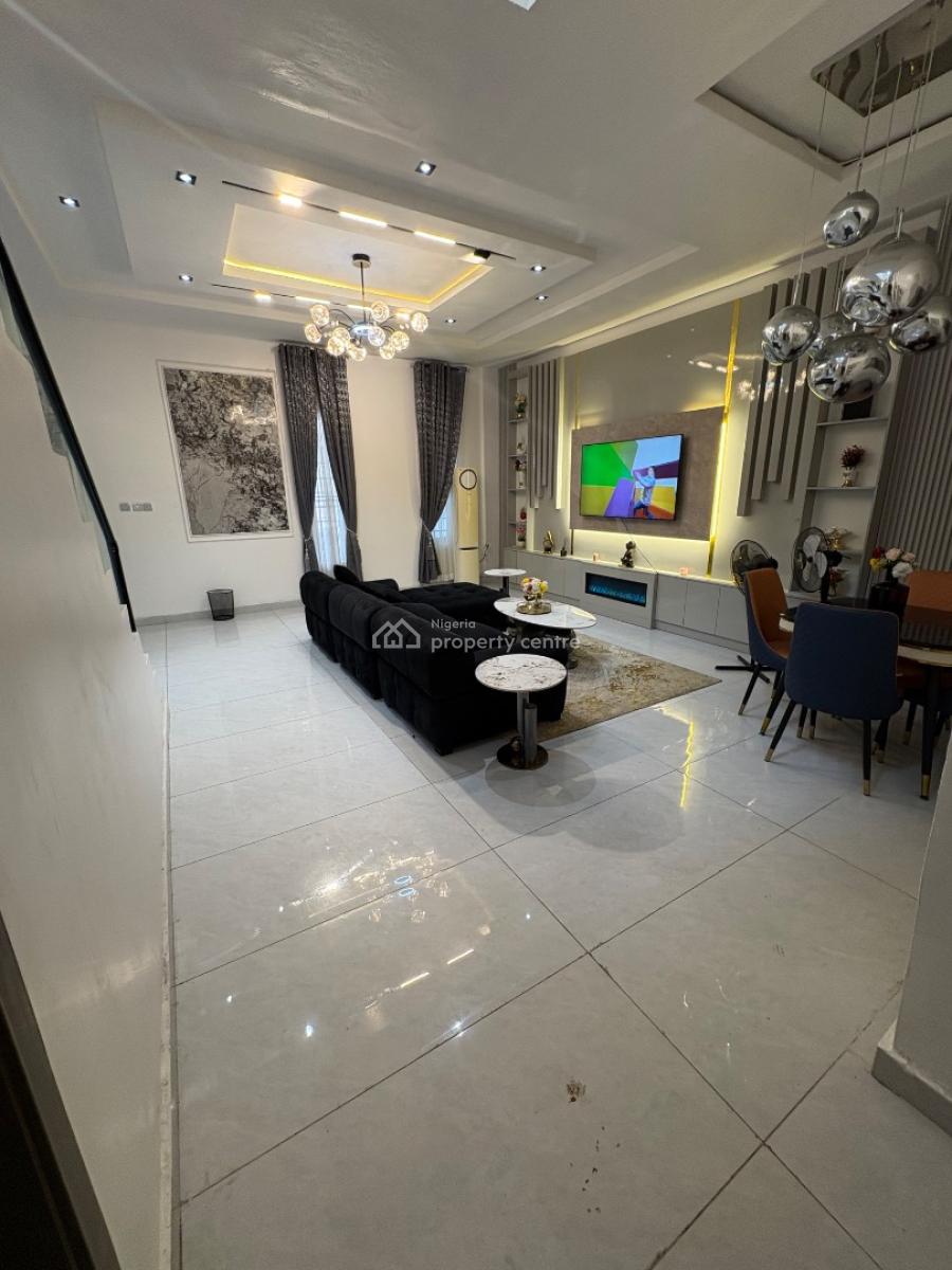 Luxury Fully Furnished 4 Bedroom with High End Kitchen, Thomas Estate, Ajah, Lagos, Semi-detached Duplex for Rent